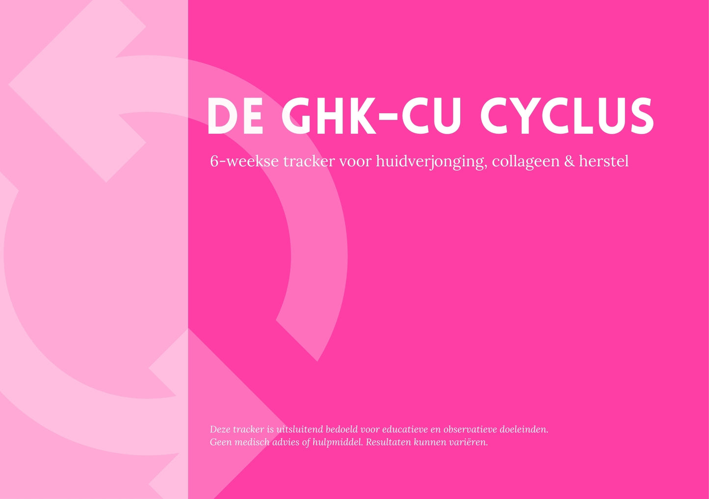 GHK-Cu Peptide Tracker