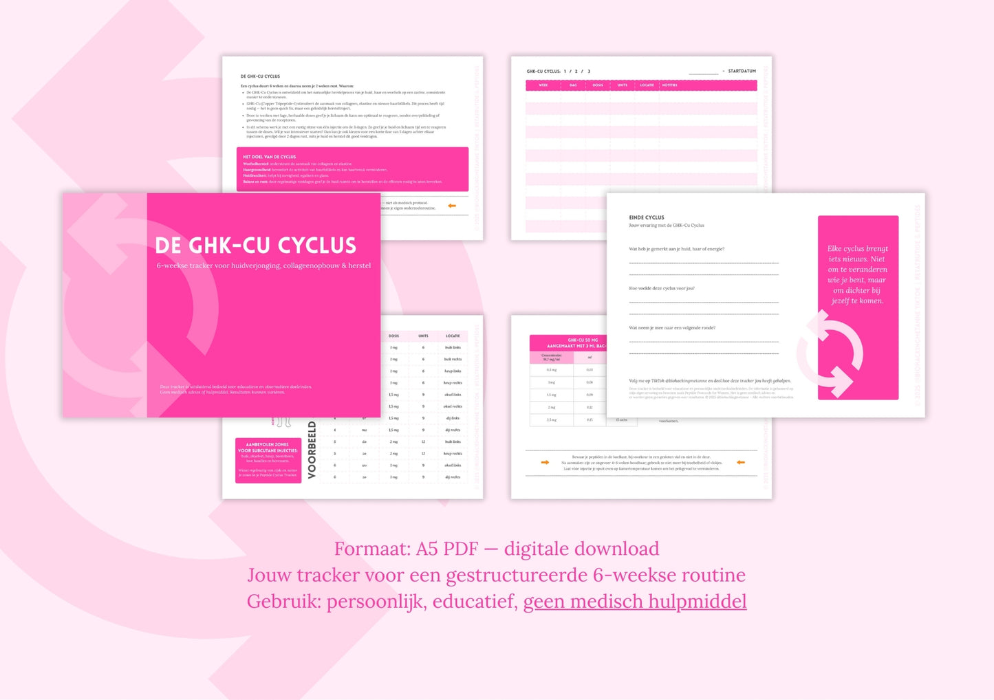 GHK-Cu Peptide Tracker