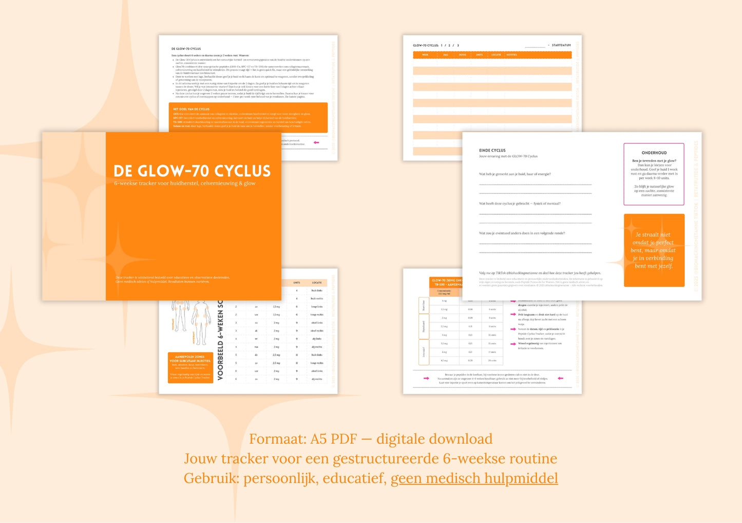 Glow-70 Peptide Tracker