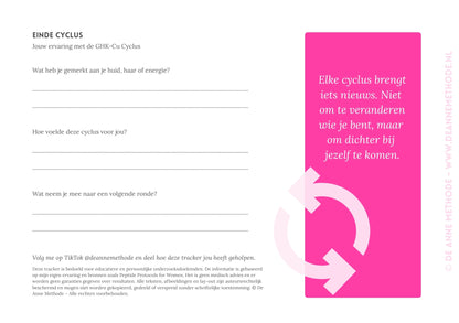 GHK-Cu Cyclus Gids & Weektracker