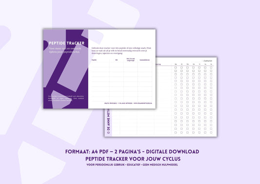 Peptide Tracker (Gratis PDF)